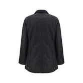Barbour Black Cotton Coat